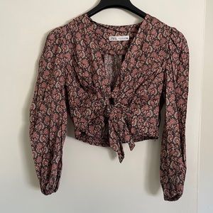 Cropped Blouse from Zara